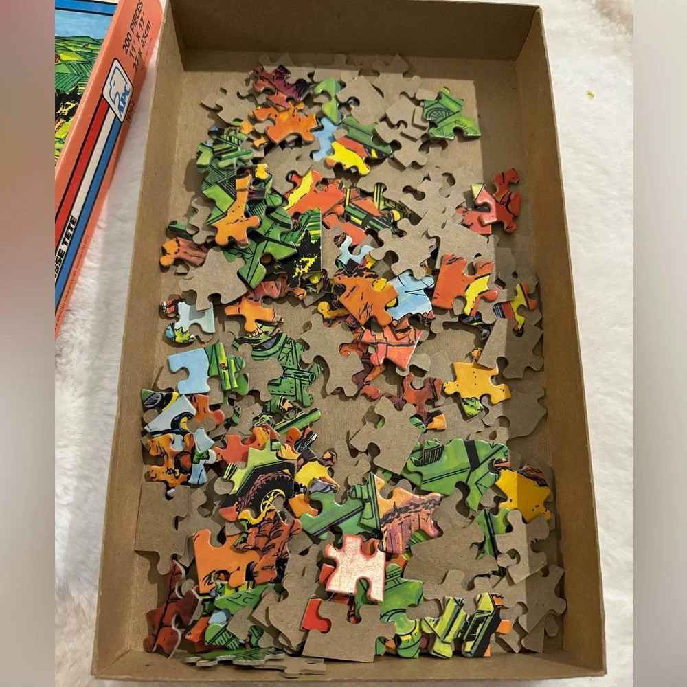 Vintage GI Joe 1982 Hasbro 200 Piece Jigsaw Puzzle 1610-2 Complete Collectible - Picture 8 of 12